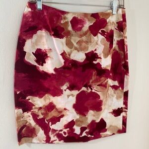 Jones Wear Stretch Floral Skirt. Multi. Sz 10 (M)